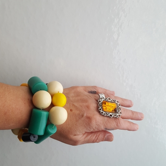 🌙Chunky Subversive Double Bracelet - Picture 2 of 11
